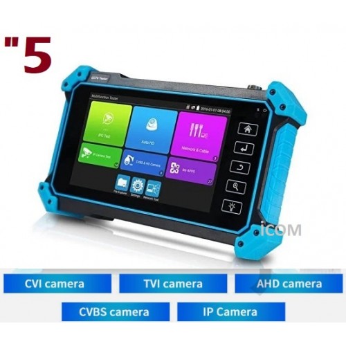 5 inç IP-HD-TVI-CVI-AHD Cctv Kamera Test Cihazı AC-990