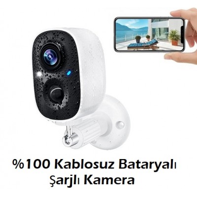 KABLOSUZ BATARYALI GÜVENLİK KAMERASI IWB-2081