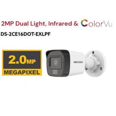 Hikvision DS-2CE16D0T-EXLPF 2.8MM 2MP Smart Mini Bullet Kamera icomg-xlp