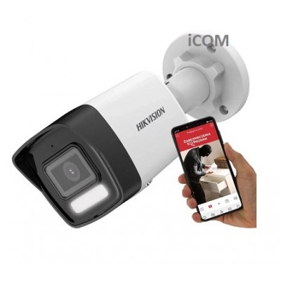Hikvision DS-2CD1043G2-LIUF 4MP Smart Hybrid Light Bullet Kamera Dahili mikrofon