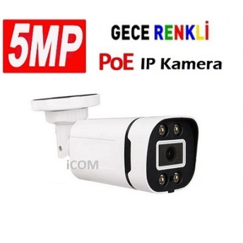 5MP UltraHD Bullet POE li IP Kamera IC-720