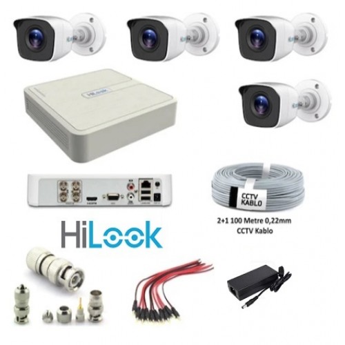 Hilook Güvenlik Kamera Sistemi 4 Kameralı