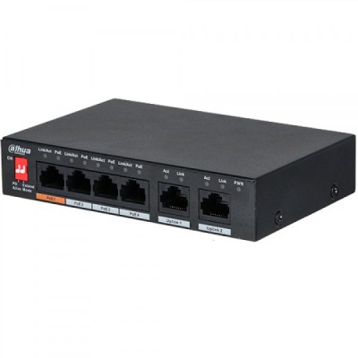 Dahua PFS3006-4ET-60-V2 4-Port Hızlı Ethernet PoE Switch icd-06v2