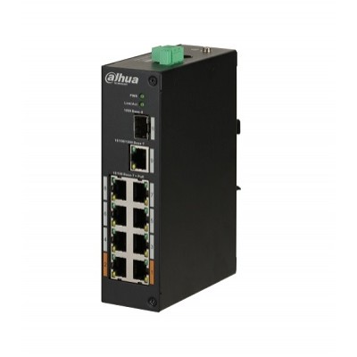 Dahua PFS3110-8ET-96-V2 8-Port Endüstriyel PoE Switch Yönetilmez icd-110v2