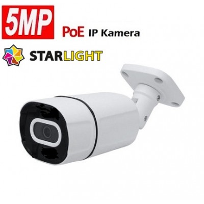 5MP Starlight Gece Renkli Bullet Ip Kamera IW-630