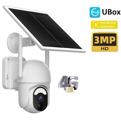 4G Sim Kartlı Solar Kamera Ubox Akıllı Uygulama 3MP ICC-7096