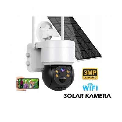 Solar Wifi Kamera 3MP PTZ 350 derece Tuya Smart SR-211