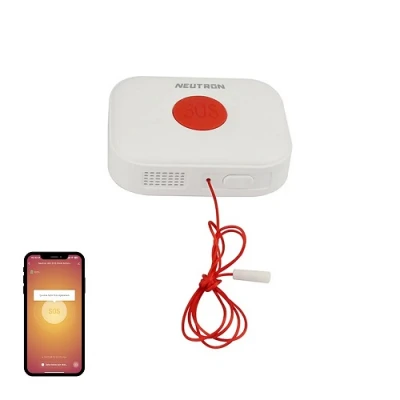 Neutron NTL-PB-02WB Tek Tuşla Veya İp Çekerek Acil Panik Butonu Kablosuz WİFİ