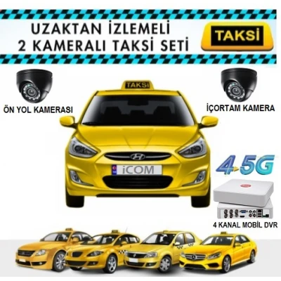 Taksi Kamera Seti Uzaktan İzlemeli 2 Kameralı ICS-6621