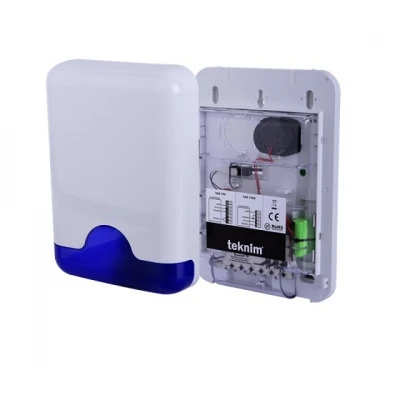 Teknim VAS-741BX Mavi Kablolu Flasorlu Siren (Iç Kapaksız)