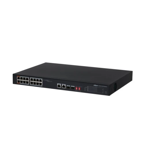 Dahua PFS3218-16ET-135 16 PORT 10/100/1000 POE 2xSFP COMBO Switch icd-218